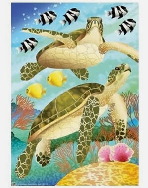 Jeremiah Junction Large Garden/House Flag Sea Turtles JFL156L 28"X40" NIP